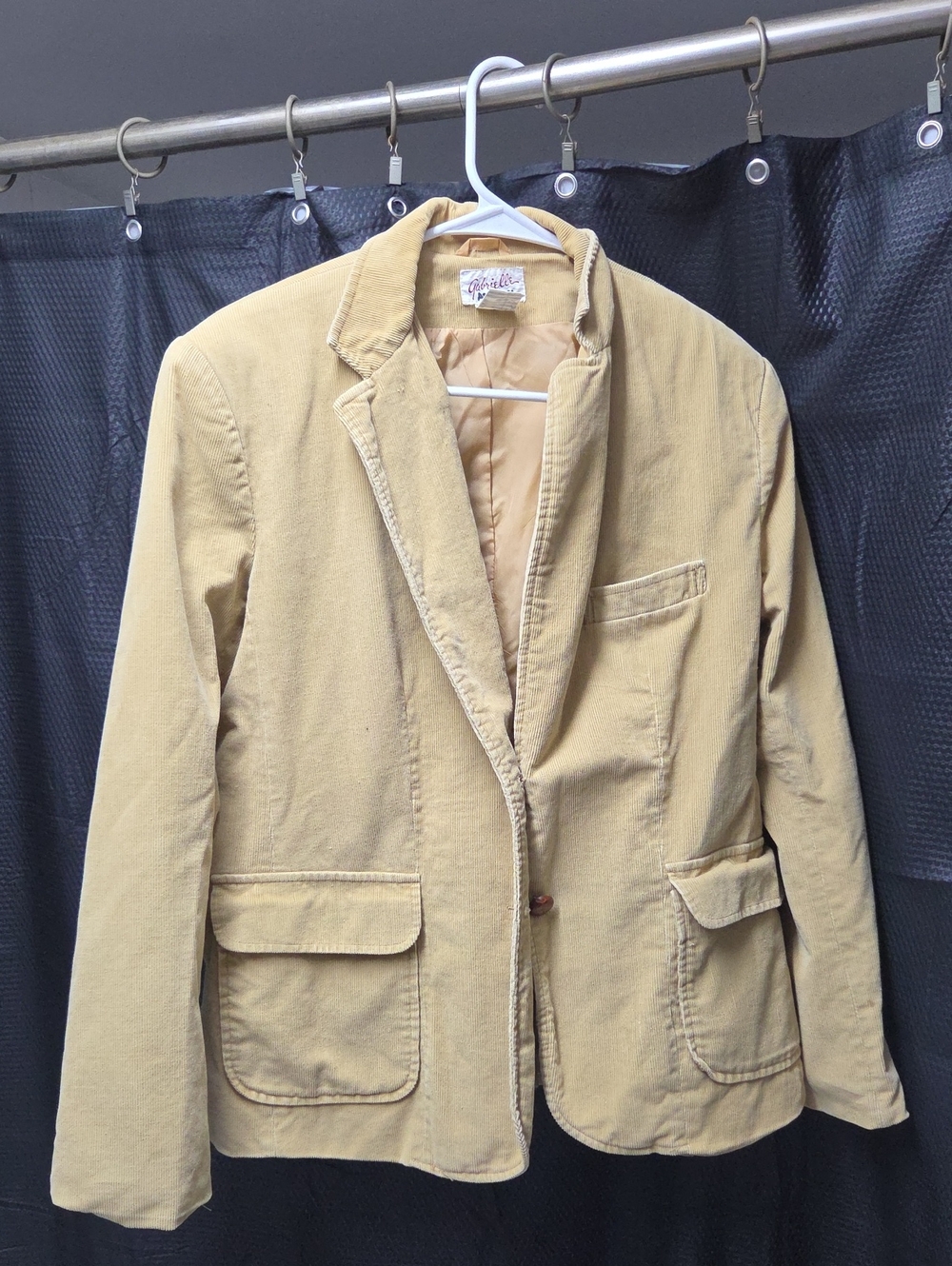Vintage Gabrielle Tan Corduroy Blazer